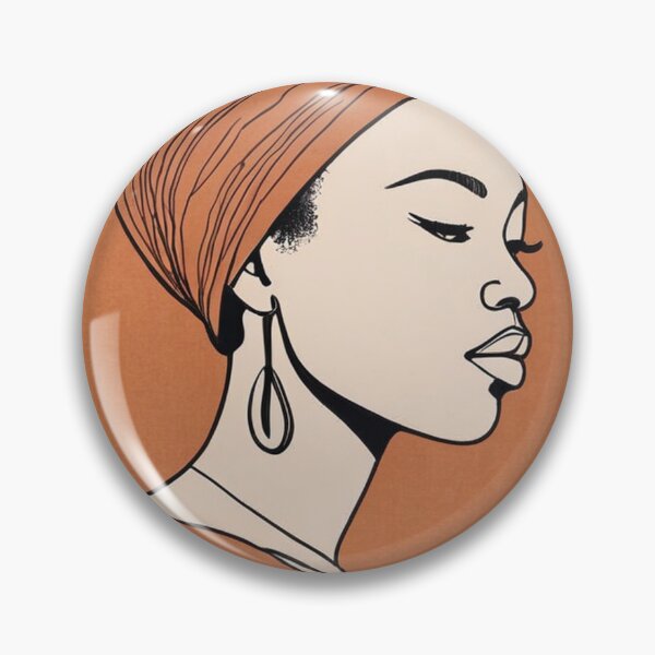 Item preview, Art - African-descendant Woman, Contemporary Afro-Bohemian Style designed and sold by AnimeShin.