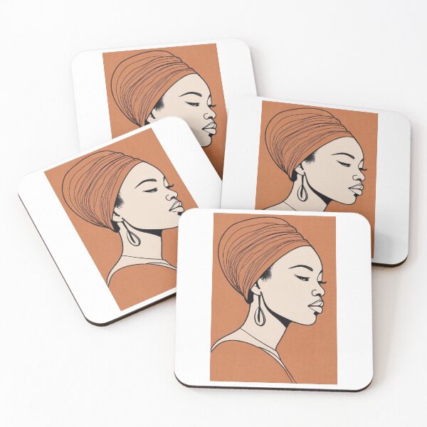 Item preview, Art - African-descendant Woman, Contemporary Afro-Bohemian Style designed and sold by AnimeShin.