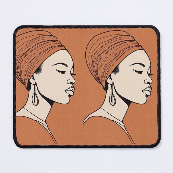 Item preview, Art - African-descendant Woman, Contemporary Afro-Bohemian Style designed and sold by AnimeShin.