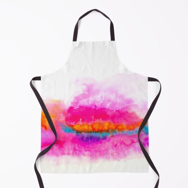Item preview, Pink & Orange Watercolor Bloom – Vibrant Abstract Sunset Wash Art designed and sold by BuckaBaby.