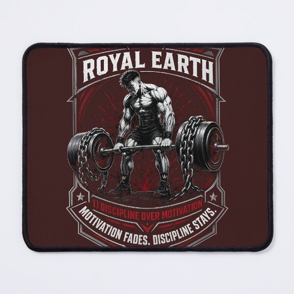Item preview, Royal Earth Discipline Over Motivation Gym Deadlift designed and sold by RoyalEarthstore.