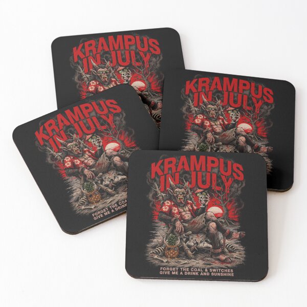 Item preview, Krampus In July – Dark Horror Christmas Funny Summer Shirt Gothic Krampus Gift V6 designed and sold by DarylWelsh2024.