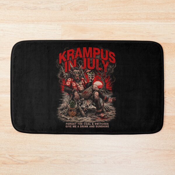 Item preview, Krampus In July – Dark Horror Christmas Funny Summer Shirt Gothic Krampus Gift V6 designed and sold by DarylWelsh2024.