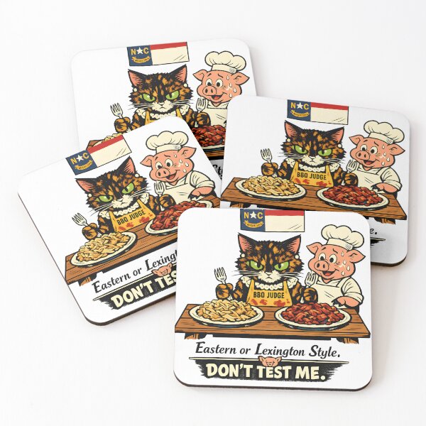 Item preview, North Carolina — Tortoiseshell Cat BBQ Judge Pig Humor Gift designed and sold by Martin's_Design.
