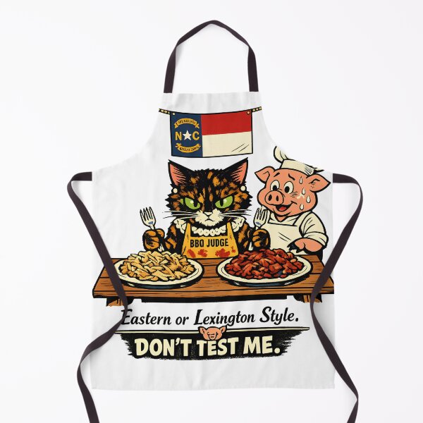Item preview, North Carolina — Tortoiseshell Cat BBQ Judge Pig Humor Gift designed and sold by Martin's_Design.