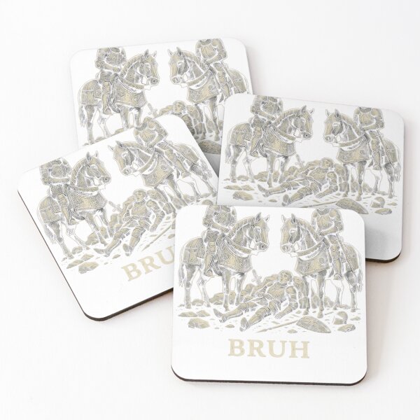 Item preview, Medieval Knight Bruh Fallen Warrior Meme designed and sold by JMDesignHub.