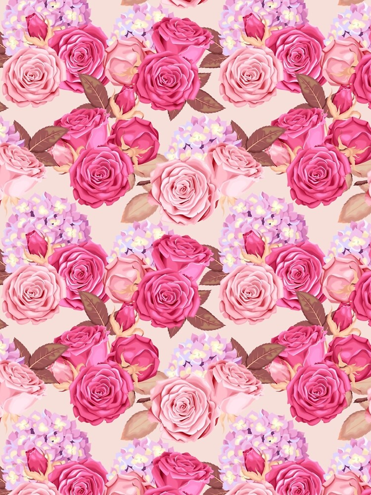 Pink Roses Painting by newburyboutique