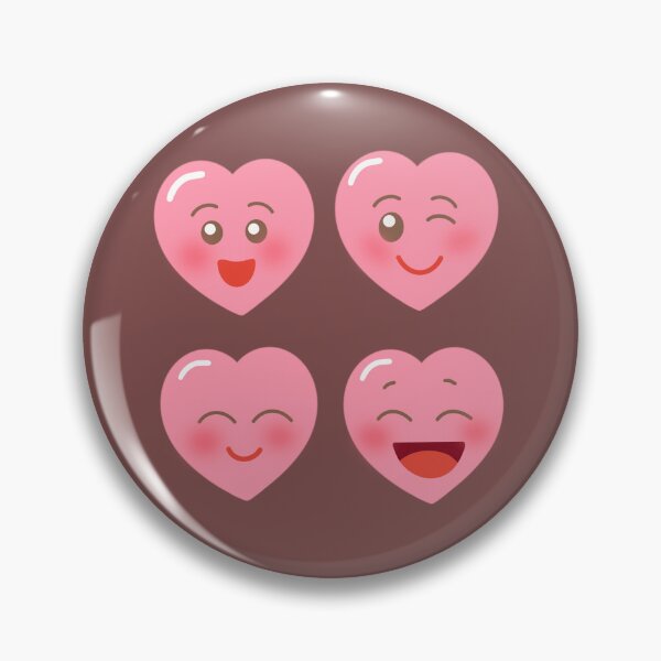 Item preview, Retro Heart Emoji Face Sticker Sheet Grid Graphic Design⁠ designed and sold by Teenidesign .
