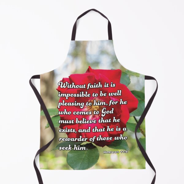 Item preview, Hebrews 11:6 Red Rose photograph designed and sold by InsprtnlArtbyDP.