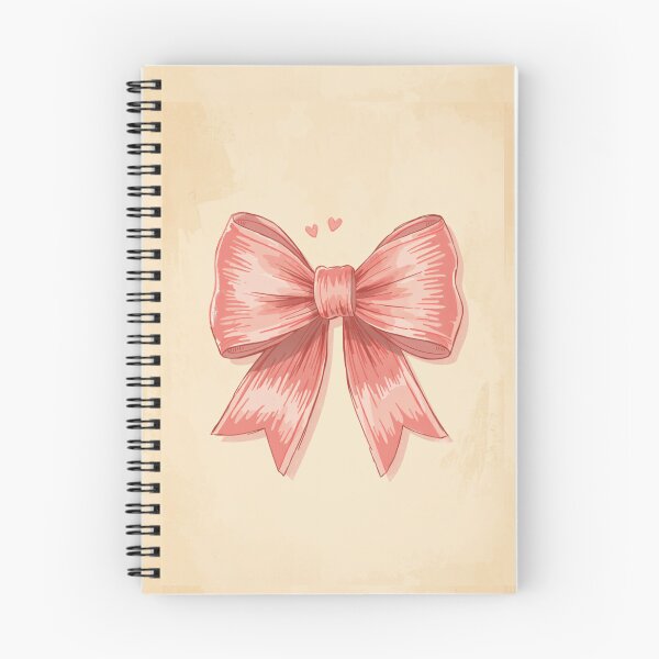 Aperçu de l'œuvre Pink Coquette Bow - Nœud Rose Vintage avec Cœurs créée et vendue par SatinPosterCo.
