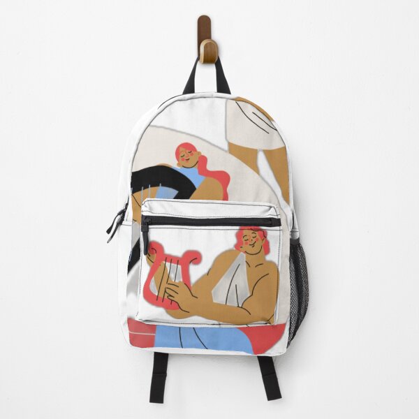 Item preview, Classical Music Musicians with Harps Illustration designed and sold by DailyDoodlesBySumbul.