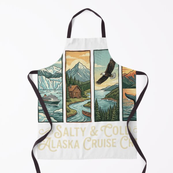 Item preview, Alaska Cruise Crew Salty Cold Vintage Travel Design designed and sold by JMDesignHub.