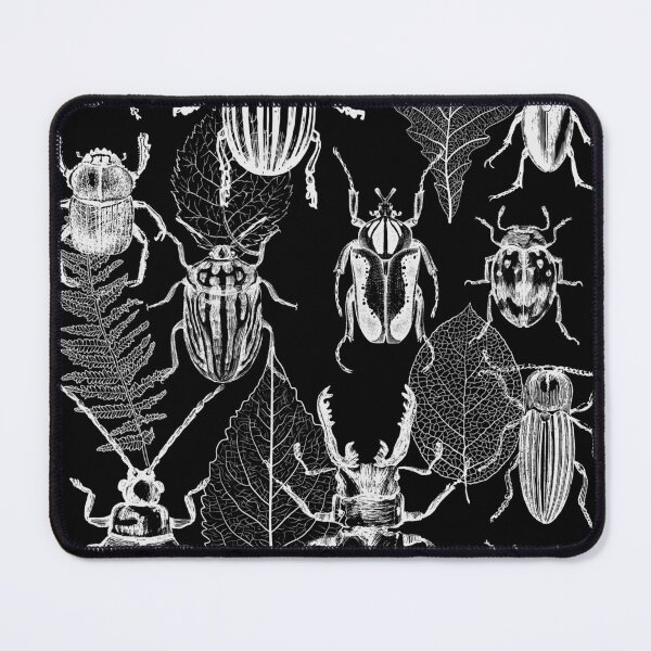 Item preview, Beetle vintage illustration white designed and sold by InkRiot Studios.