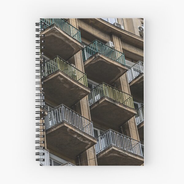 Item preview, Repeating Balconies — Socialist Architecture Urban Photography designed and sold by Rabee Khalil Photography.