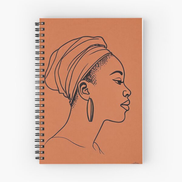 Item preview, Art - Afro Woman Portrait, Contemporary Minimalist Style designed and sold by AnimeShin.