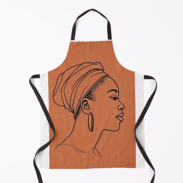 Item preview, Art - Afro Woman Portrait, Contemporary Minimalist Style designed and sold by AnimeShin.