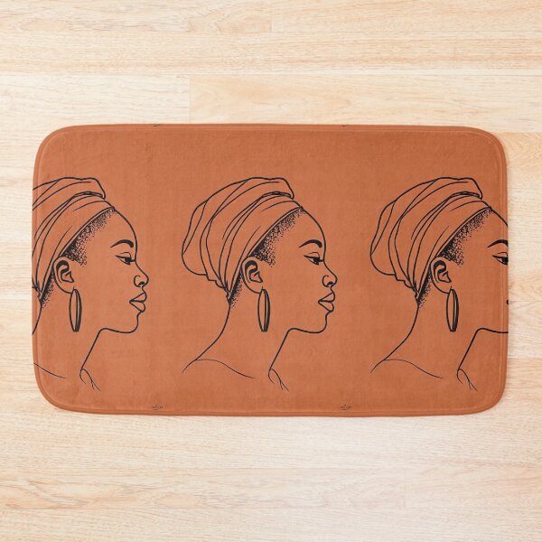 Item preview, Art - Afro Woman Portrait, Contemporary Minimalist Style designed and sold by AnimeShin.