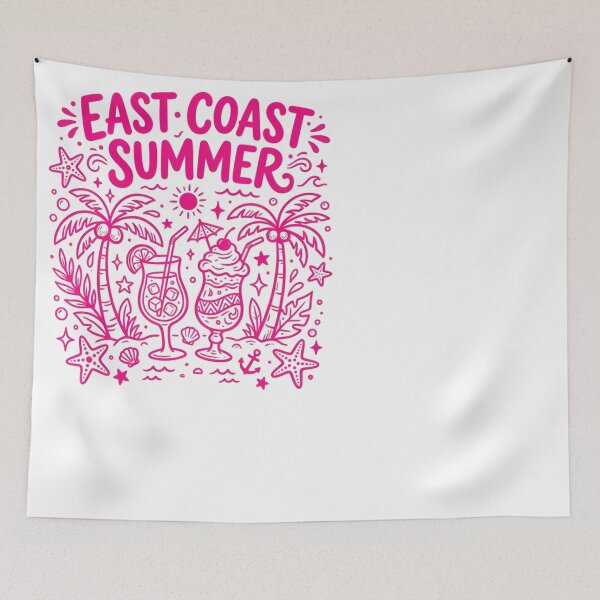 Item preview, East Coast Summer Beach Vacation Tropical Vibes designed and sold by JMDesignHub.