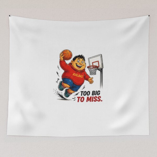 Item preview, Basketball Kalbaz – Too Big To Miss designed and sold by layalistoresa.