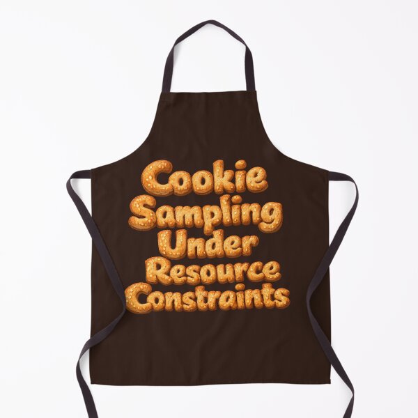 Aperçu de l'œuvre Cookie Sampling Under Resource Constraints – Funny Data Science Bread Meme créée et vendue par Nerd Romance Café.
