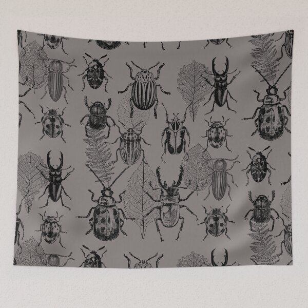 Item preview, Beetle vintage illustration black designed and sold by InkRiot Studios.