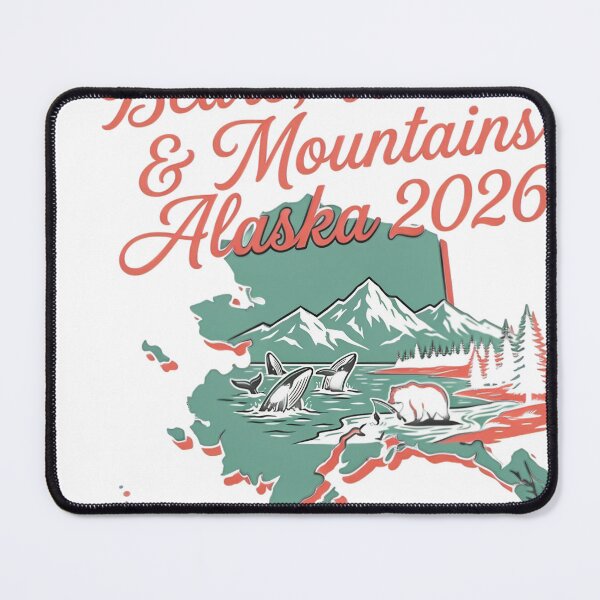 Item preview, Alaska 2026 Bears Whales Mountains Nature Travel designed and sold by JMDesignHub.