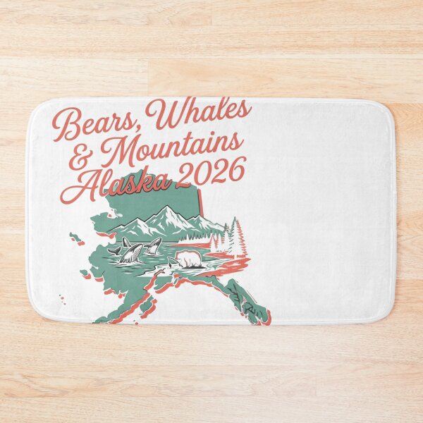 Item preview, Alaska 2026 Bears Whales Mountains Nature Travel designed and sold by JMDesignHub.