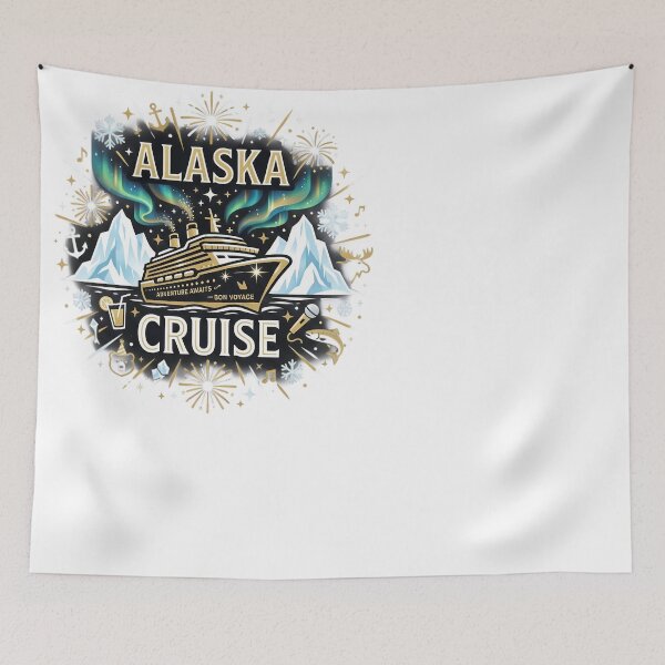 Item preview, Alaska Cruise Ship Northern Lights Vacation designed and sold by JMDesignHub.