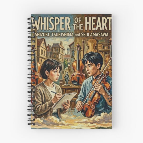 Item preview, Whisper of the Heart Retro Anime Coming-of-Age Romance Tribute Art Movie Poster designed and sold by Art's Diner.