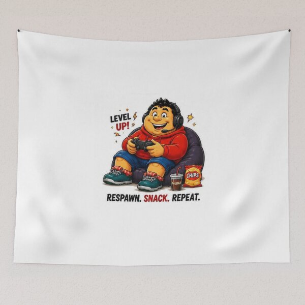 Item preview, Gaming Kalbaz – Respawn. Snack. Repeat. designed and sold by layalistoresa.