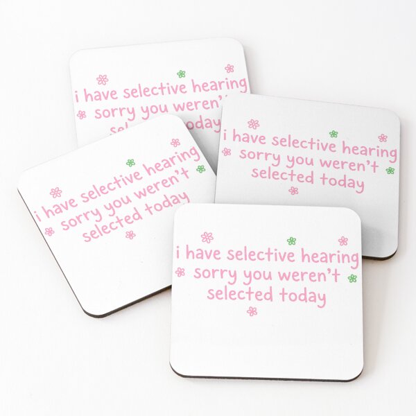 Item preview, Selective Hearing designed and sold by Soren Graft.
