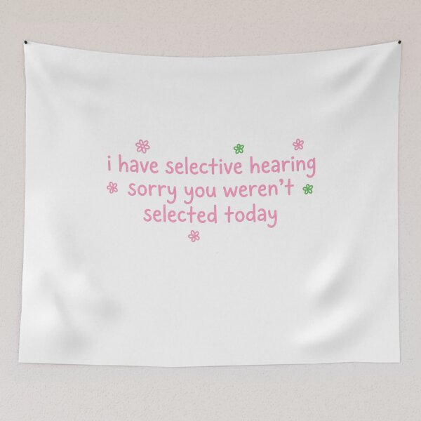 Item preview, Selective Hearing designed and sold by Soren Graft.
