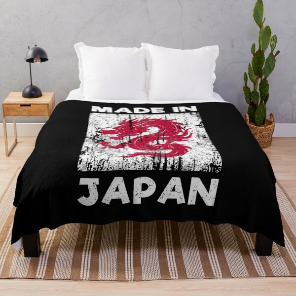 Item preview, Made In Japan Distressed Flag Vintage Red Japanese Dragon designed and sold by Dmetalx Art Apparel.