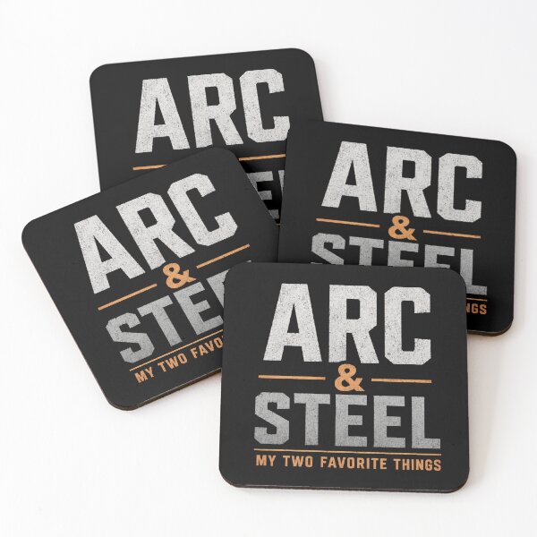Item preview, ARC & STEEL – My Two Favorite Things | Industrial Welder Gift designed and sold by RusticMeadow.