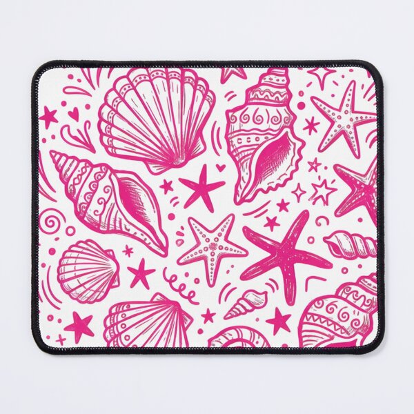 Item preview, Vibrant Seashell Starfish Ocean Beach Doodle Art designed and sold by JMDesignHub.