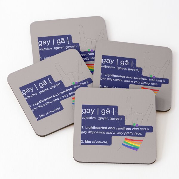 Item preview, Gay Means Happy Dictionary Definition | Funny LGBTQ Pride Design | Lighthearted & Carefree designed and sold by Ginastle26.