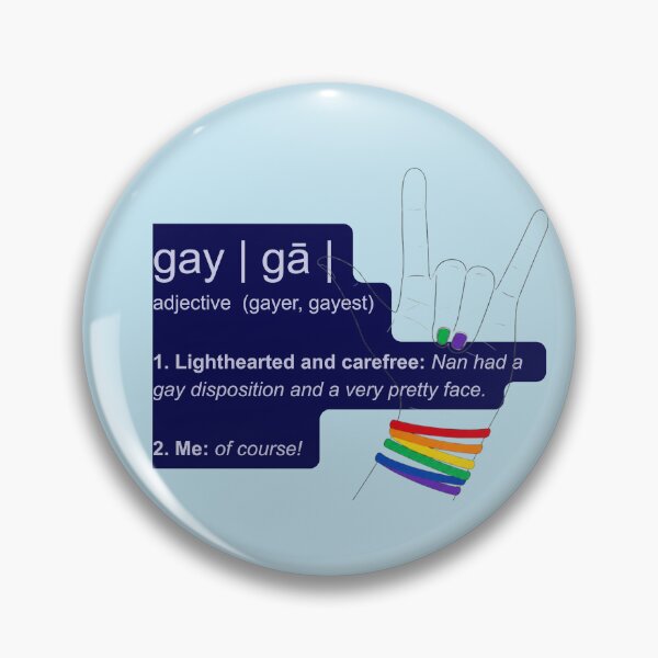 Item preview, Gay Means Happy Dictionary Definition | Funny LGBTQ Pride Design | Lighthearted & Carefree designed and sold by Ginastle26.