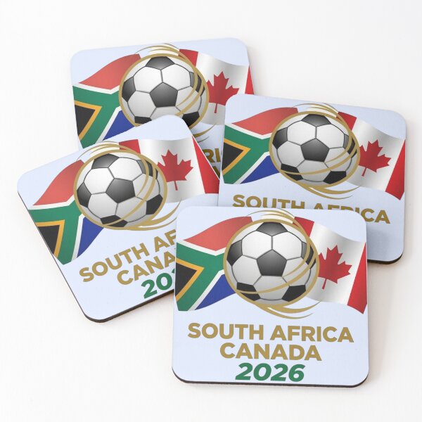 Item preview, South Africa vs Canada 2026 Soccer Match Poster designed and sold by Nexus Space.