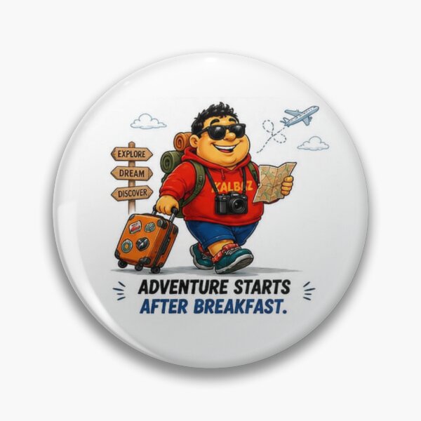 Item preview, Traveler Kalbaz – Adventure Starts After Breakfast designed and sold by layalistoresa.