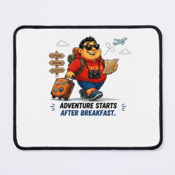 Item preview, Traveler Kalbaz – Adventure Starts After Breakfast designed and sold by layalistoresa.