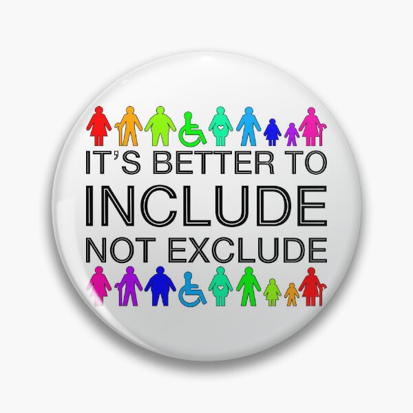 Item preview, It's Better To Include, Not Exclude: Shapes & Sizes (Rainbow) designed and sold by SarahJosArt.