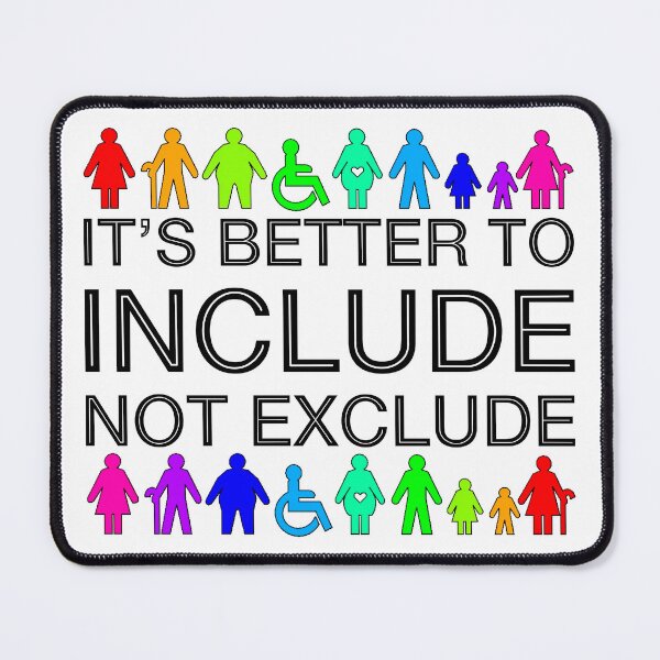 Item preview, It's Better To Include, Not Exclude: Shapes & Sizes (Rainbow) designed and sold by SarahJosArt.