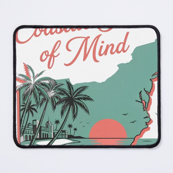 Item preview, Coastal State of Mind Beach Sunset Palm Trees designed and sold by JMDesignHub.