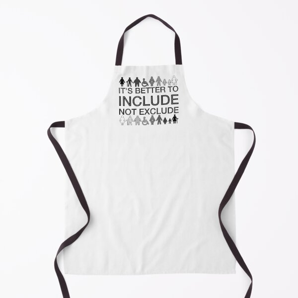 Item preview, It's Better To Include, Not Exclude: Shapes & Sizes (Black and White) designed and sold by SarahJosArt.