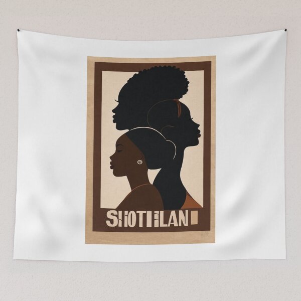 Item preview, Art - Afro-Bohemian Illustration, Contemporary African Style designed and sold by AnimeShin.