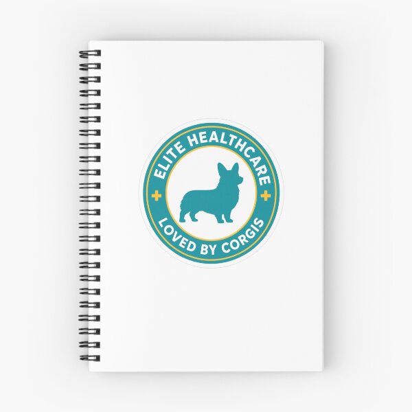Item preview, Elite Corgi Healthcare Club | Modern Nursing Emblem Ar designed and sold by Corgi & co Shop.