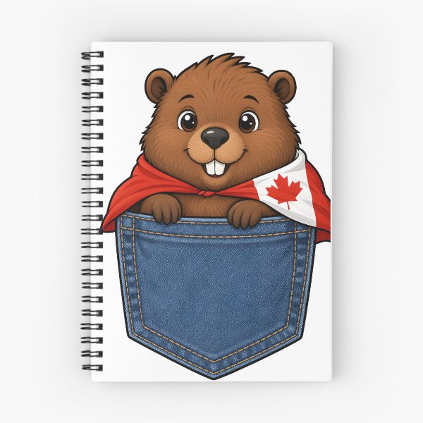 Item preview, Cute Canadian Beaver Pocket Hero designed and sold by puredevn.