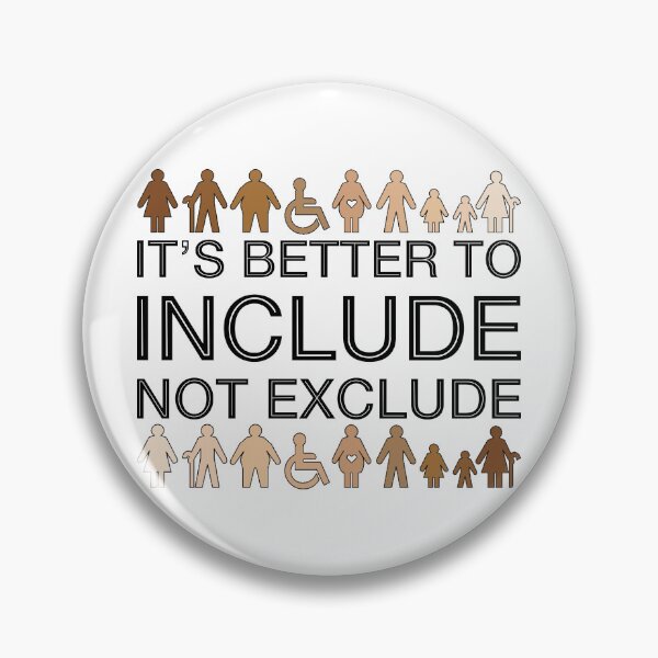 Item preview, It's Better To Include, Not Exclude: Shapes & Sizes (Skin Tones) designed and sold by SarahJosArt.