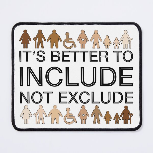 Item preview, It's Better To Include, Not Exclude: Shapes & Sizes (Skin Tones) designed and sold by SarahJosArt.