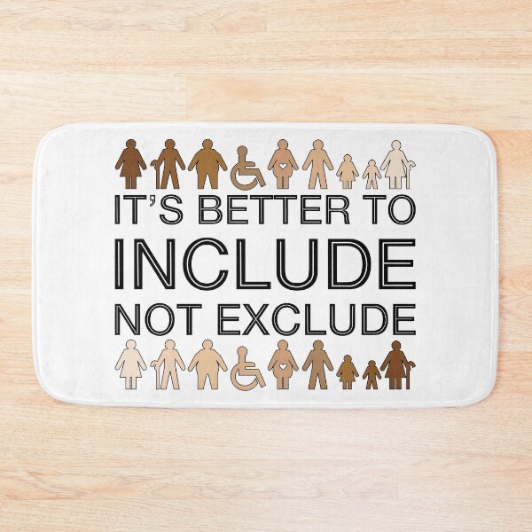 Item preview, It's Better To Include, Not Exclude: Shapes & Sizes (Skin Tones) designed and sold by SarahJosArt.